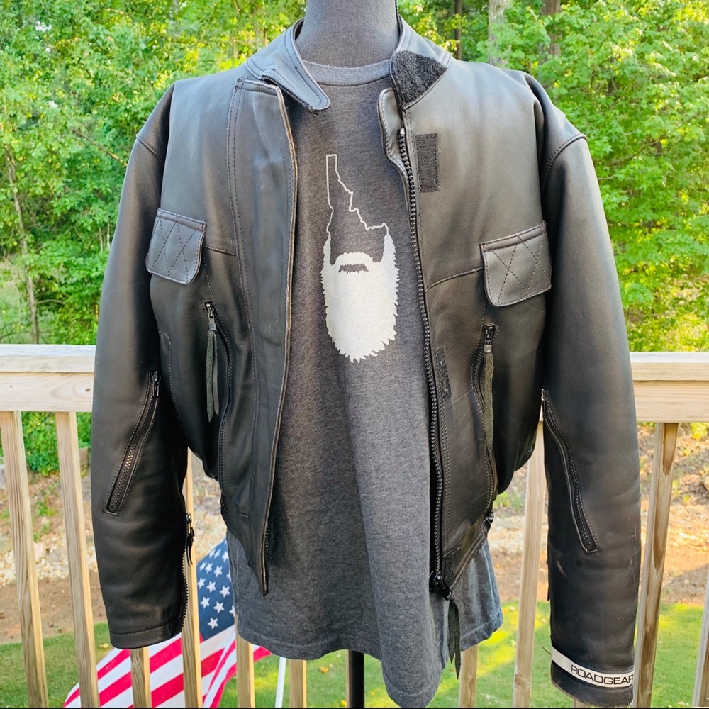 VINTAGE GERMAN MOTORCYCLE JACKET SIZE 34